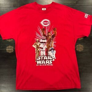 SGA CINCINNATI REDS STAR WARS DAY TEE Size XL